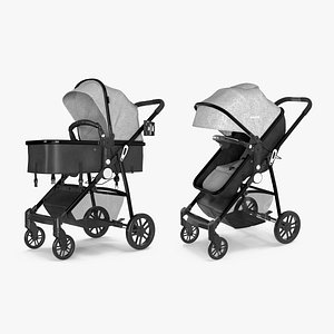 3D Baby Strollers Collection