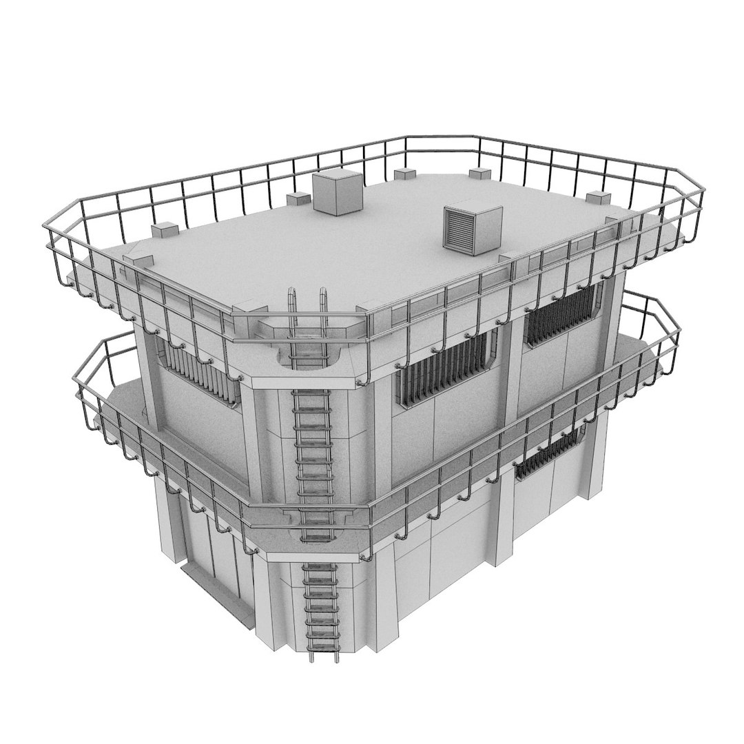 3d Blender Colony Building Model