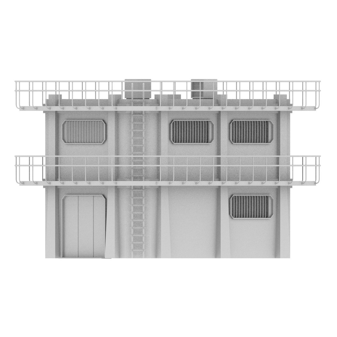 3d Blender Colony Building Model