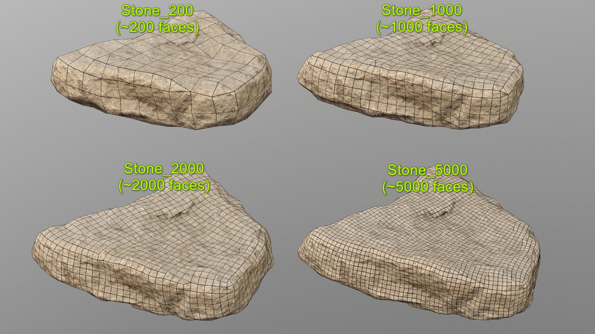 Scanned Stone Model - TurboSquid 1574878