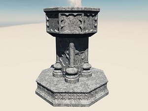 church font 3d max