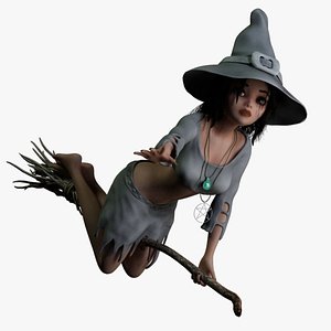 Witch Rigged Character