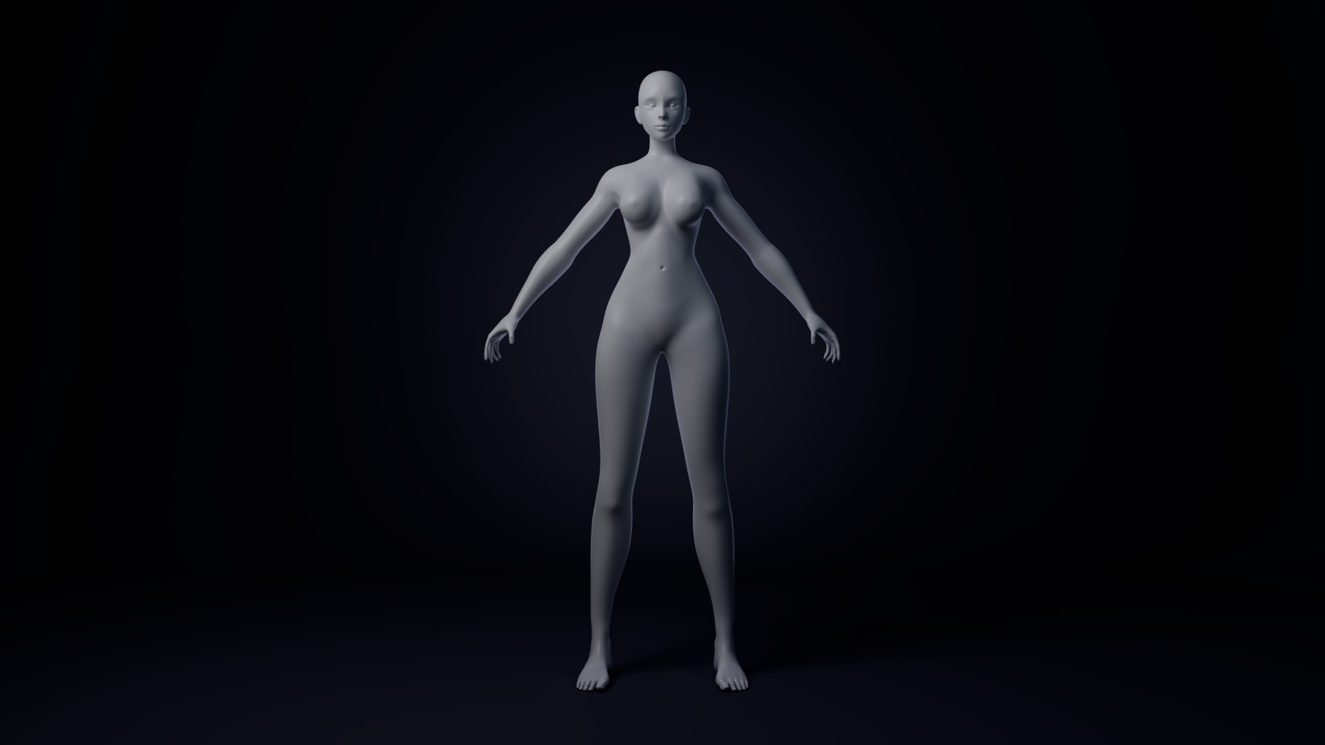 Female Basemesh VFX And Videogames 3D - TurboSquid 2108989