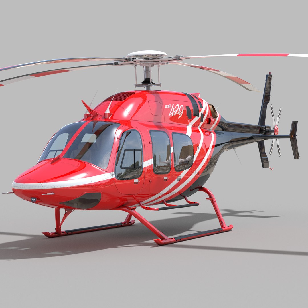 bell 429 3d max