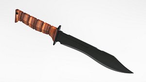 3D model knife bowie