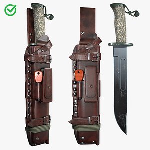3D knife holster