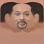 Will Smith Head - Low poly head for game Low-poly model