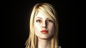 3D Sexy Woman In Her Under Dress