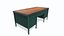 Ancien bureau1 PBR à faible polygone