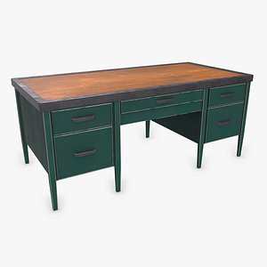 Old Desk1 Low-poly PBR