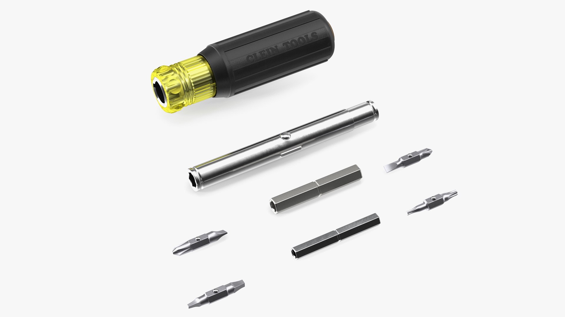 Klein Tools Magnetic Screwdriver Kit with Tips 3D model preview