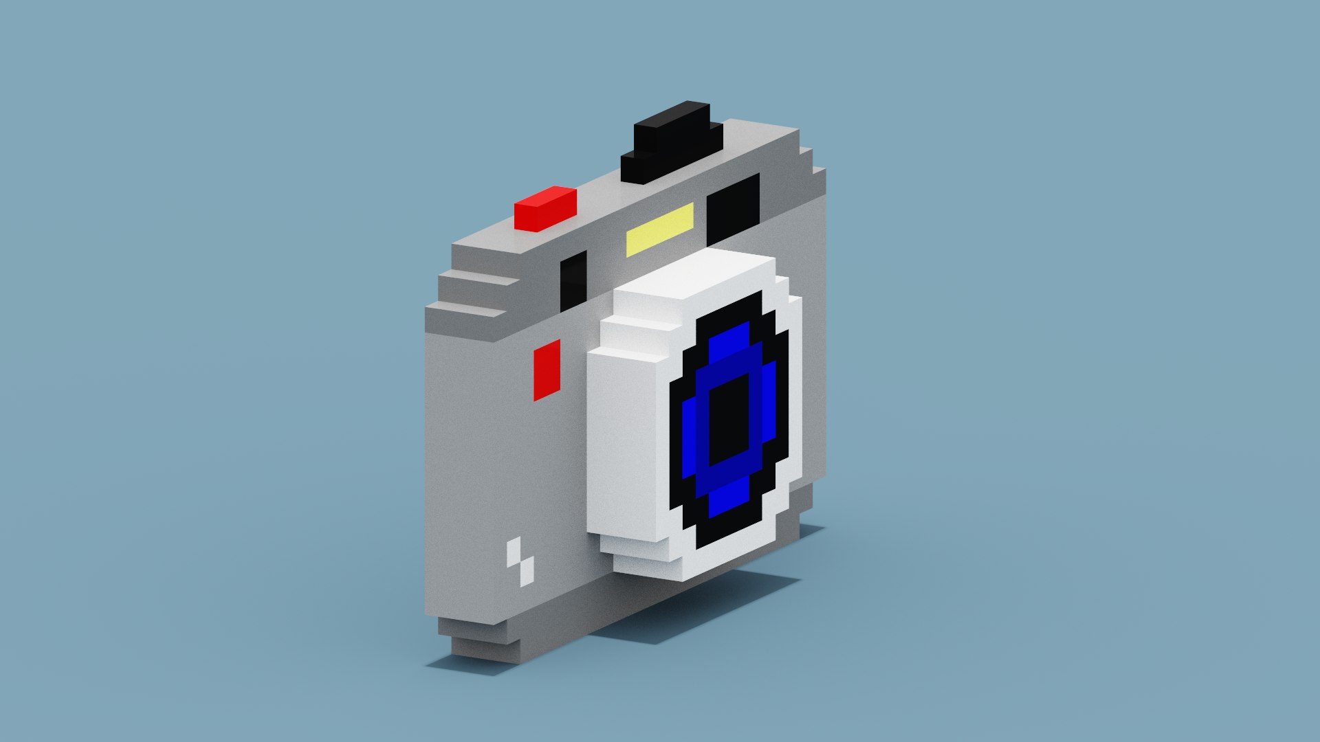 Voxel Camera 3D model https://p.turbosquid.com/ts-thumb/f7/rAIBgt/J5/spin202212311915570011/png/1672504384/1920x1080/fit_q87/73d5d32b0828cff44a55aac9792bf4cd8d5d8f57/spin202212311915570011.jpg