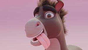 Harvey The Donkey 3D model