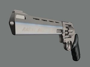taurus raging bull 3d model