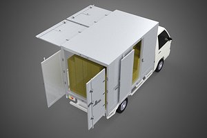 UTE BOX TRUCK PICKUP CARGO FREIGHT CUBE VAN 3 WAY WIDE DECK CAR model