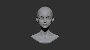 Female head 3d print
