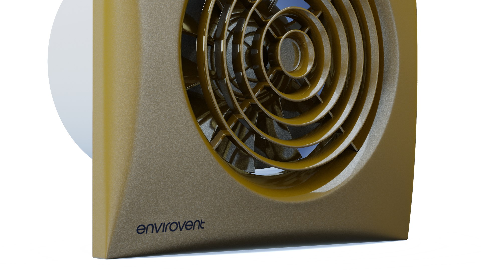 3D Extractor Fan EnviroVent Bronze TurboSquid 1980760