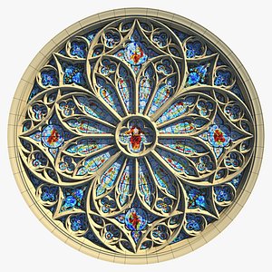Round Gothic Rose Window