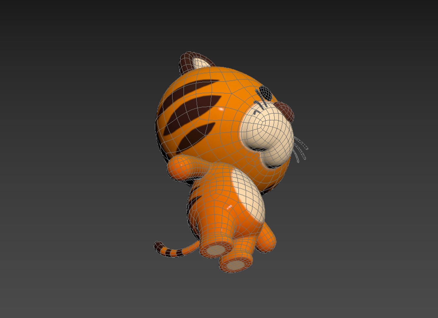 3D Tiger Character Model - TurboSquid 1640223
