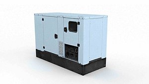 3D model Silent Diesel Generator