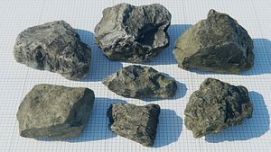 Rock Pack Vol 2 Low-poly 3D model