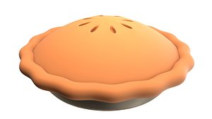 Apple Pie - Cartoon Style 3D