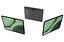 OnePlus Pad Pro Black And Green Low Poly