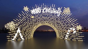 Christmas Decorative Light Tunnel