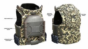 Tactical Plate Carrier Vest for Metahuman