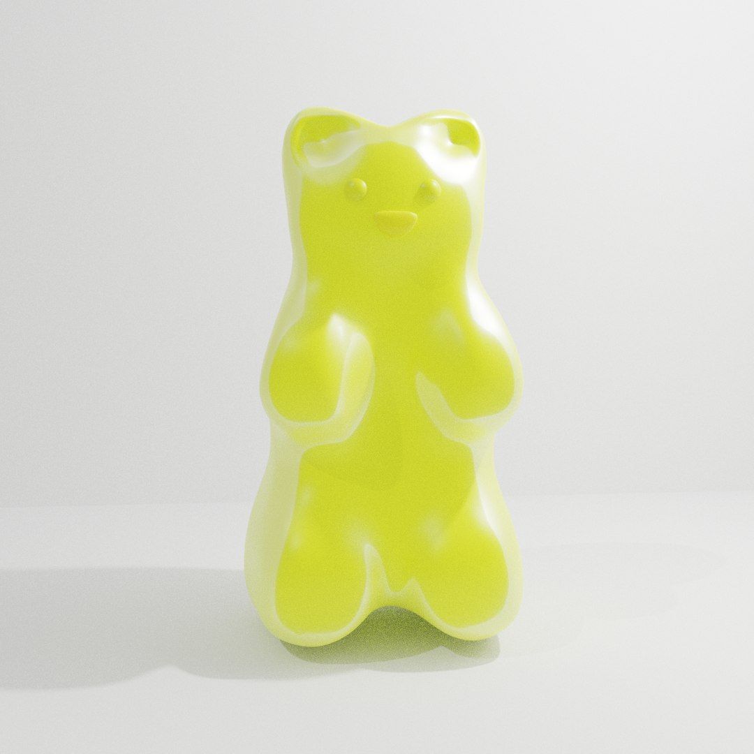 3D Model Marmalade Candy Bear - TurboSquid 1718594