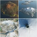 リアルな北部の火山