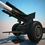 M114A1 Position de tir d'obusier de 155 mm