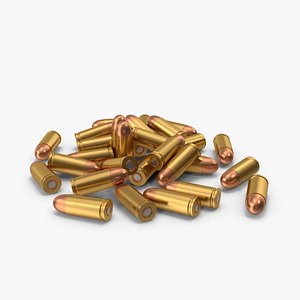 3D Pile Of Bullets