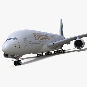 3D Emirates Airbus A380