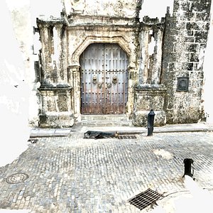 3D Old Havana Door