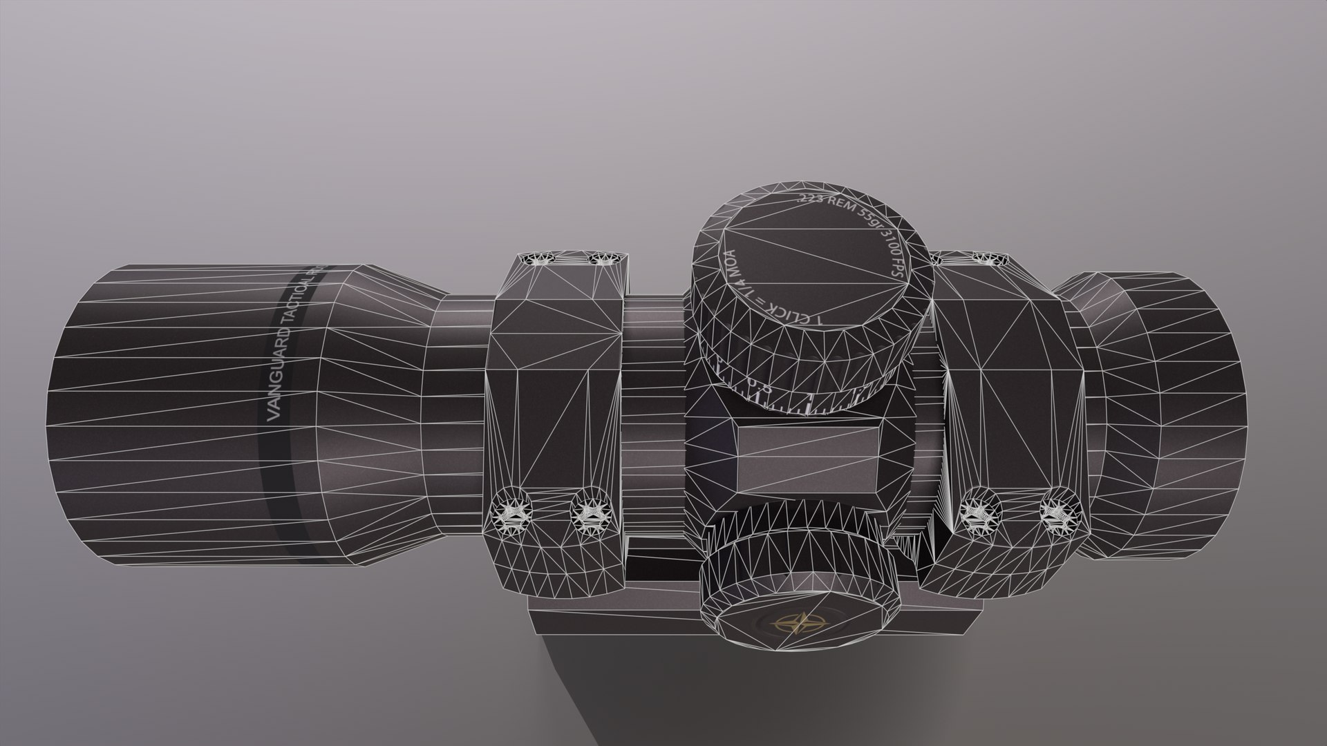 3D Red Dot Sight Model TurboSquid 1980958