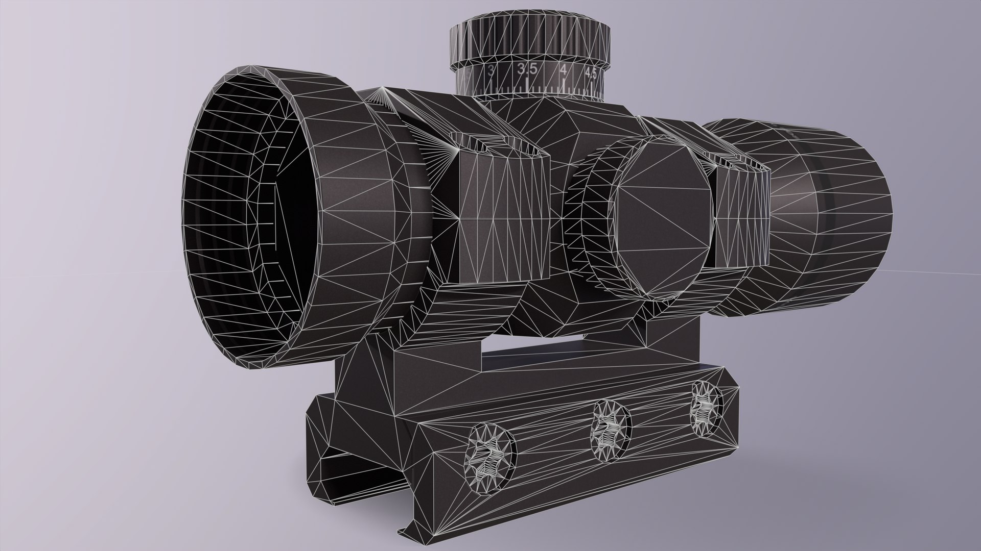 3D Red Dot Sight Model TurboSquid 1980958