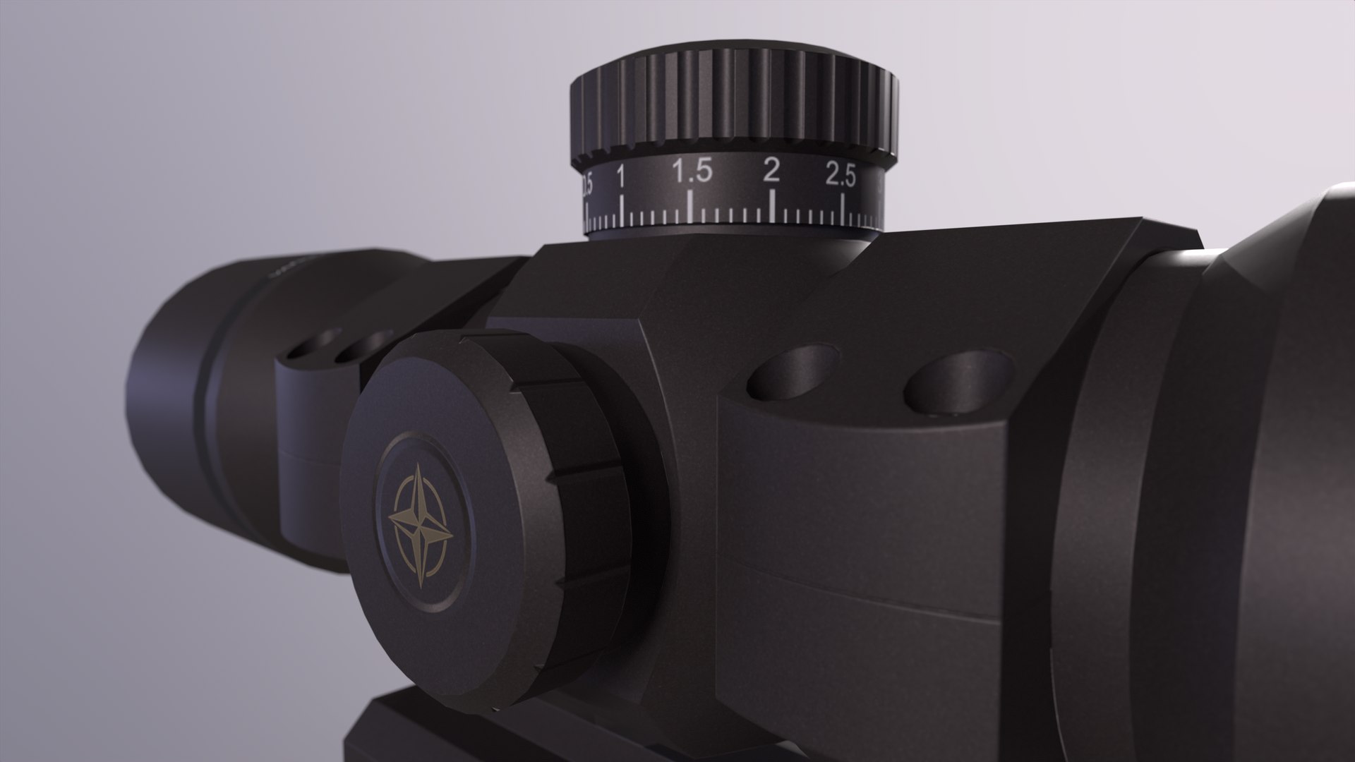 3D Red Dot Sight Model TurboSquid 1980958