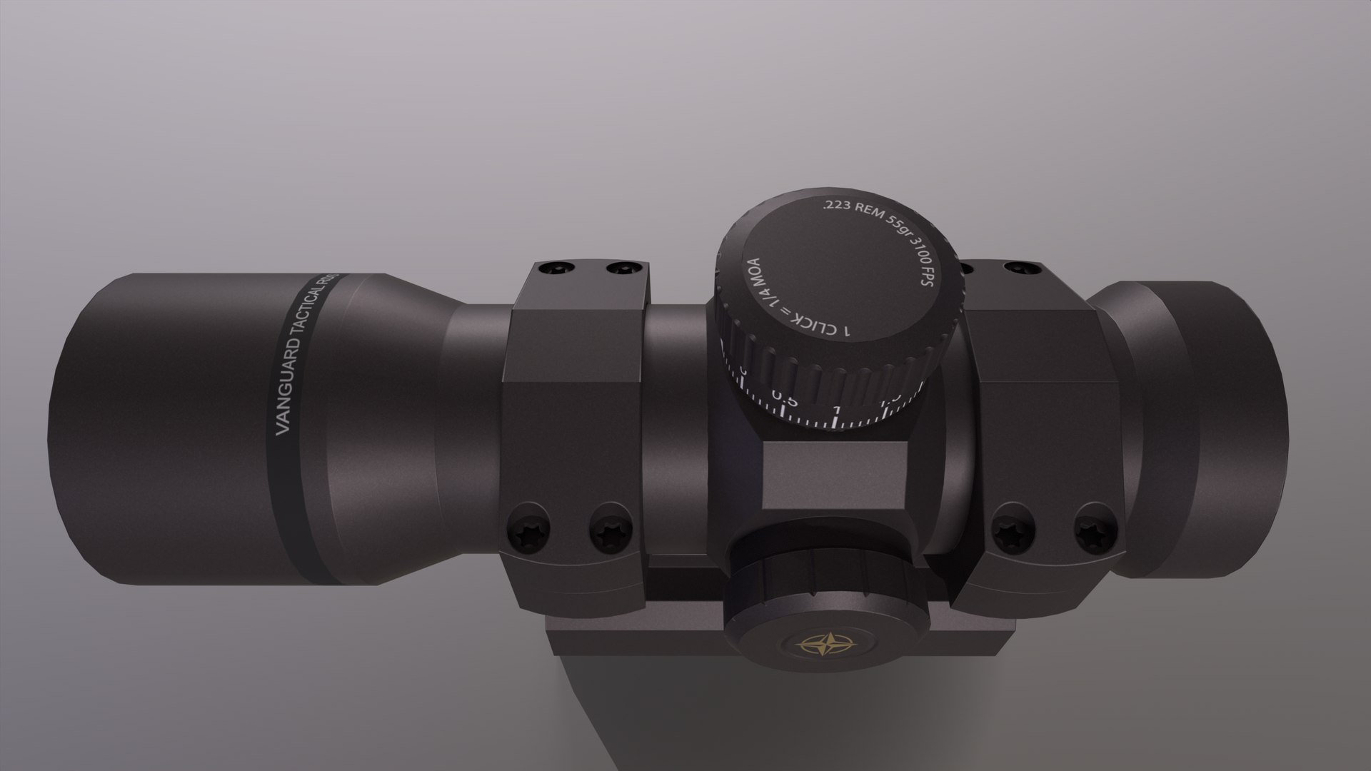 3D Red Dot Sight Model TurboSquid 1980958