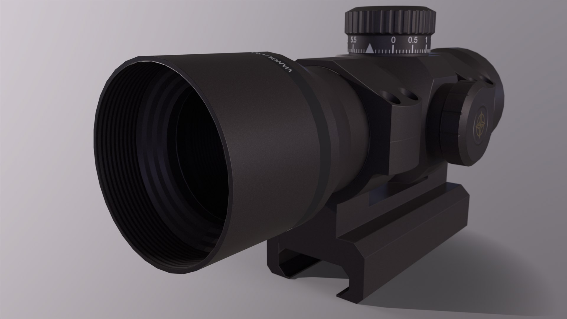 3D Red Dot Sight Model TurboSquid 1980958