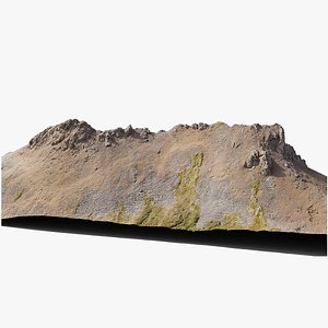 3D Mountain Cliffs Formation - 3D PBR Model model