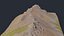Formación de acantilados de montaña - Modelo PBR 3D