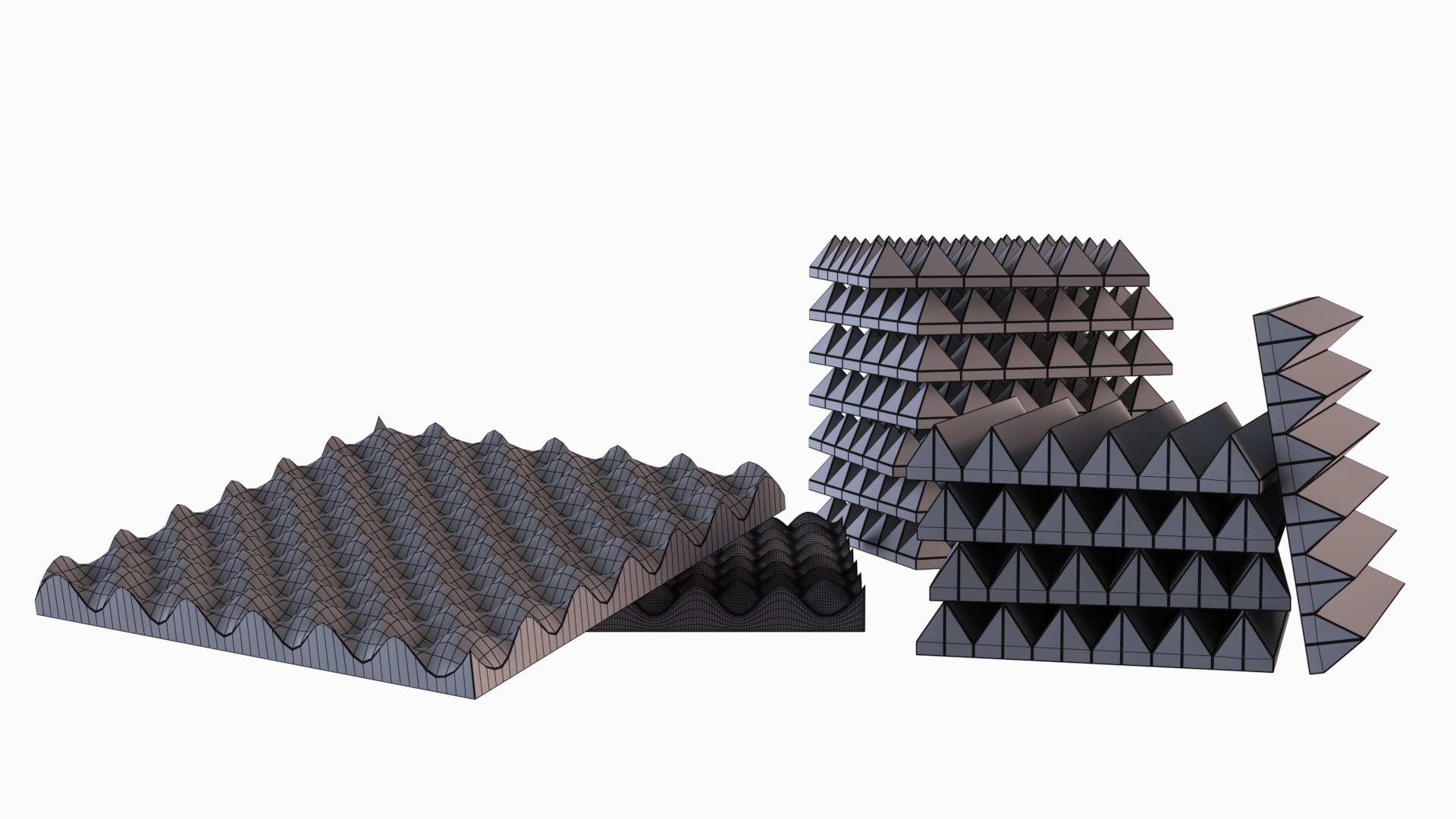 Sound Proof Pads model - TurboSquid 1771137