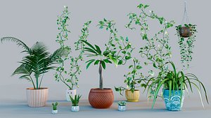 3D Plant Set - MAYA