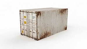 Rusted Chinese Shipping Container 3D model
