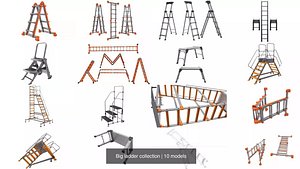 Big ladder collection 3D model