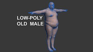 old male 3d model