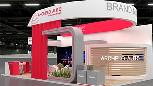 3d exhibition 3D model