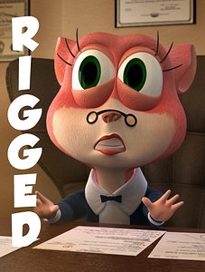 3d cartoon characters model