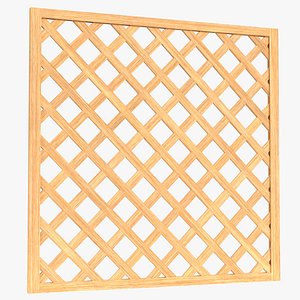 Wooden mesh panel module 1